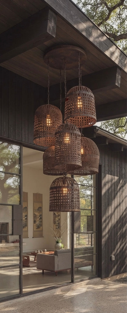 Custom Oversize Metal Hanging Lanterns