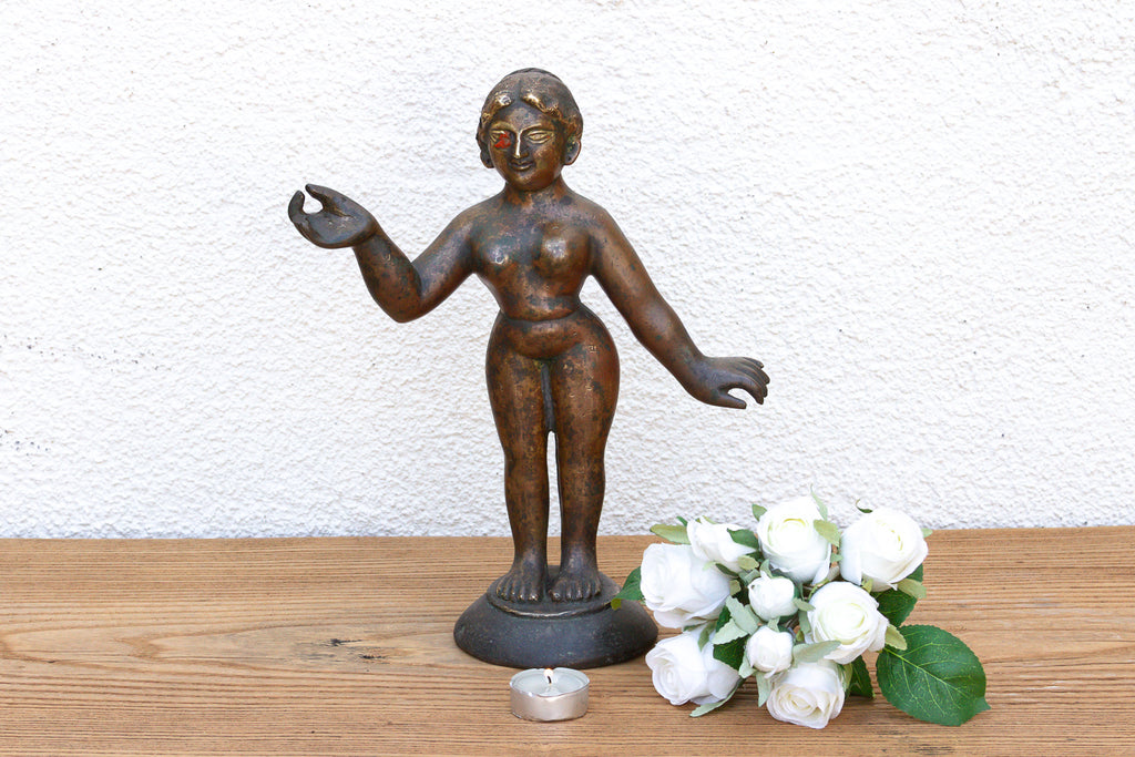 Grand 18th Century Bronze Radha Statue (Trade)