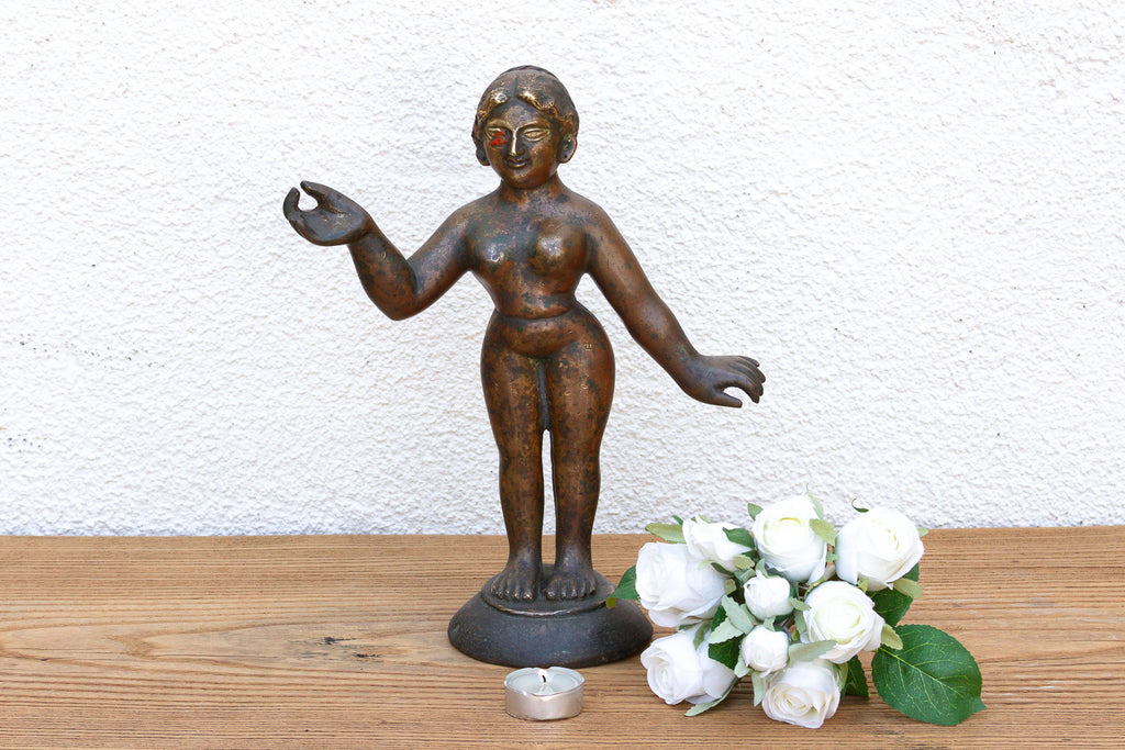 Grand 18th Century Bronze Radha Statue (Trade)