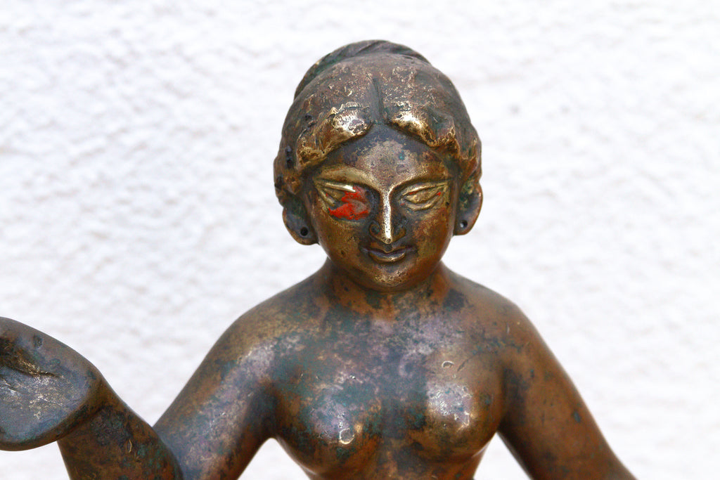 Grand 18th Century Bronze Radha Statue (Trade)
