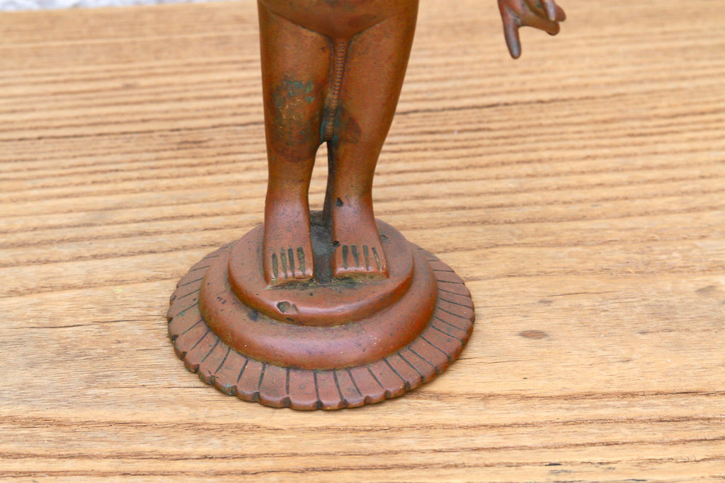 Antique Indian Bronze Devadhashi Icon