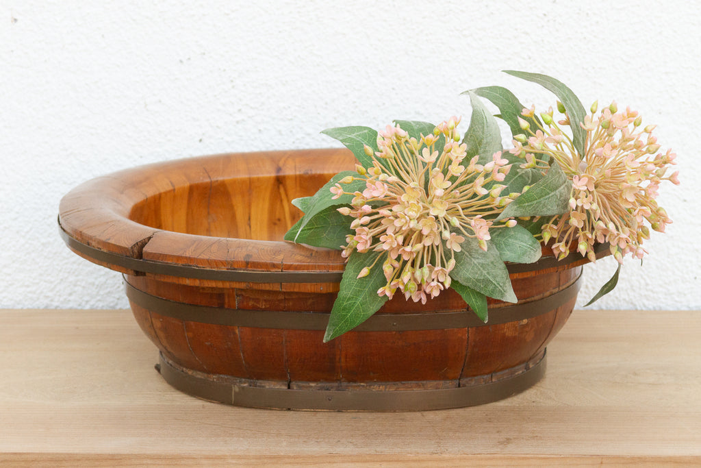 Antique Oval Chinese Wash Basin (Trade)