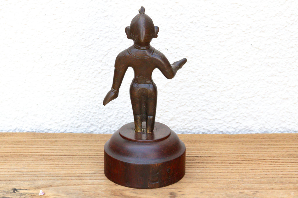Antique Mounted Jain Yaksha Guardian
