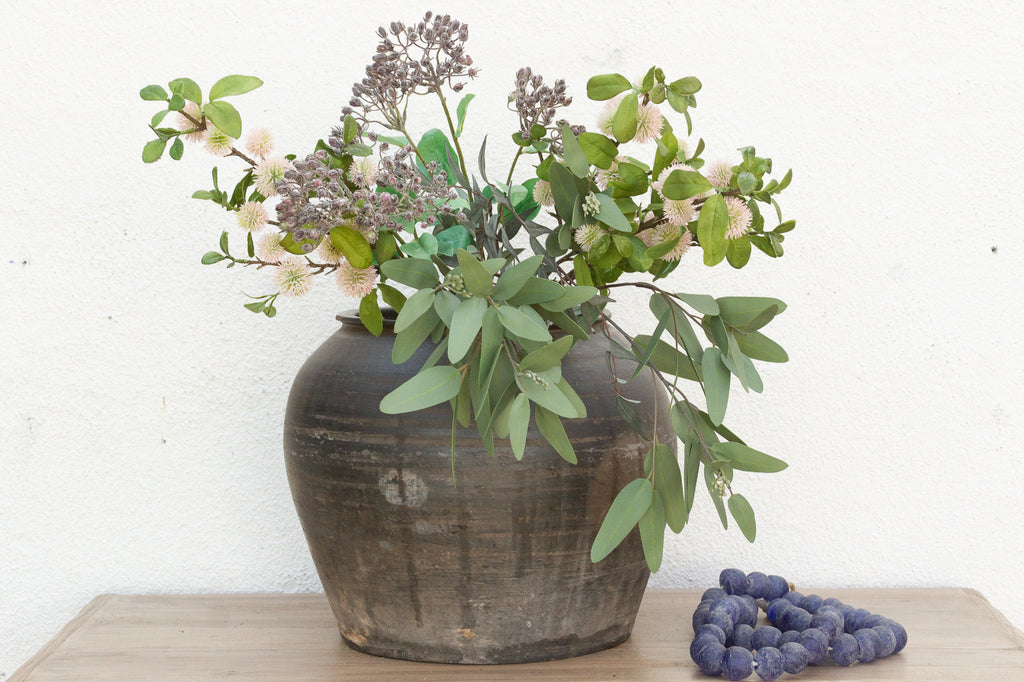 Large Vintage Timeworn Clay Vessel (Trade)