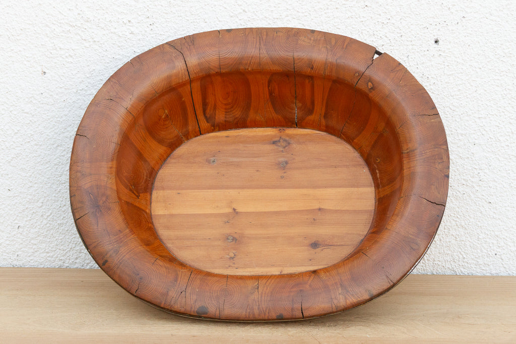 Antique Oval Chinese Wash Basin (Trade)