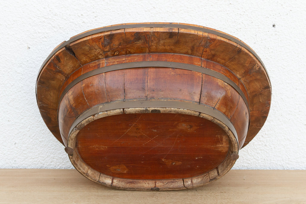 Antique Oval Chinese Wash Basin (Trade)