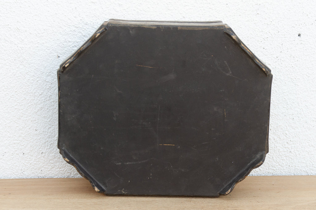 Large Vintage Black & Gold Chinoiserie Box (Trade)