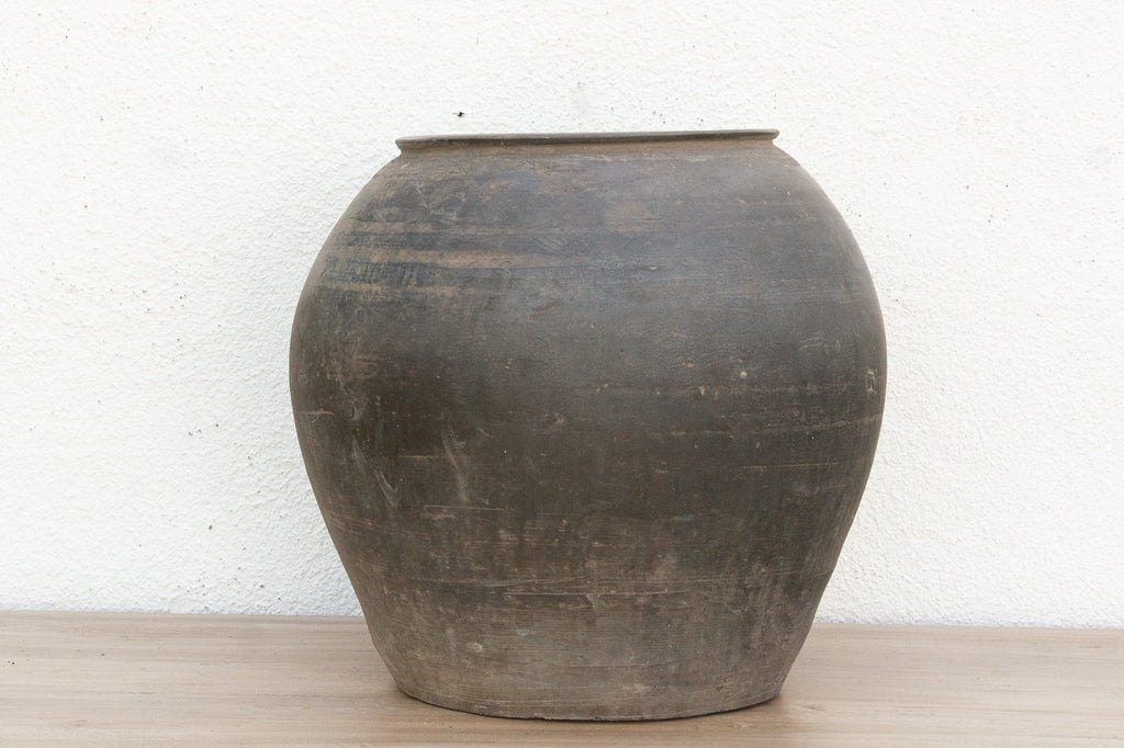 Dusty Sienna Clay Urn