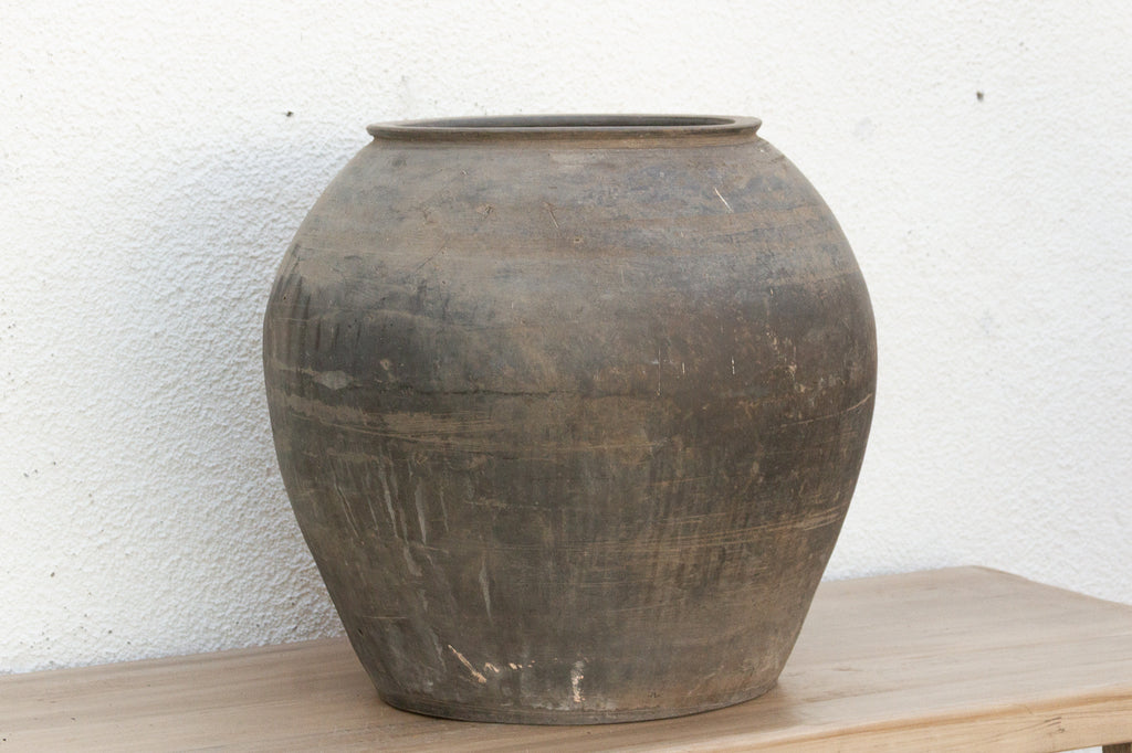 Dusty Sienna Clay Urn