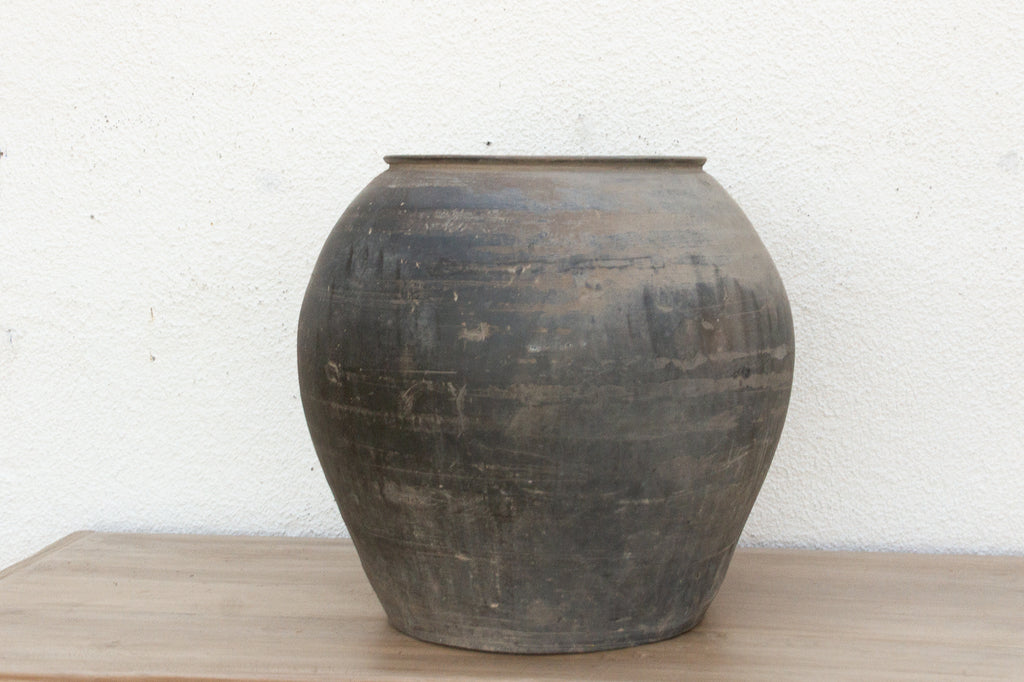 Dusty Sienna Clay Urn
