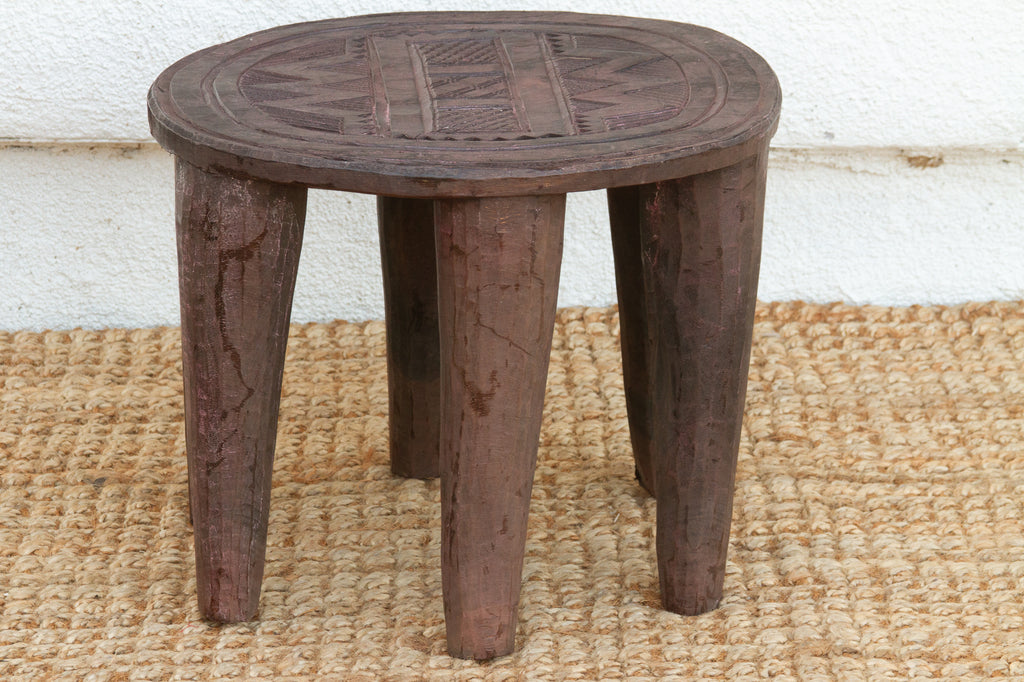 Blackened Forest Wood Nupe Table (Trade)