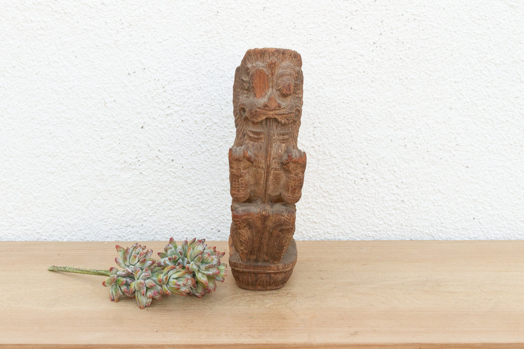 Striking Antique Yali Architectural Corbel