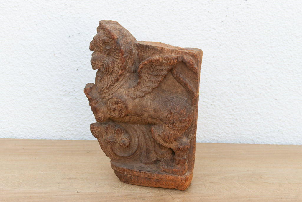 Striking Antique Yali Architectural Corbel