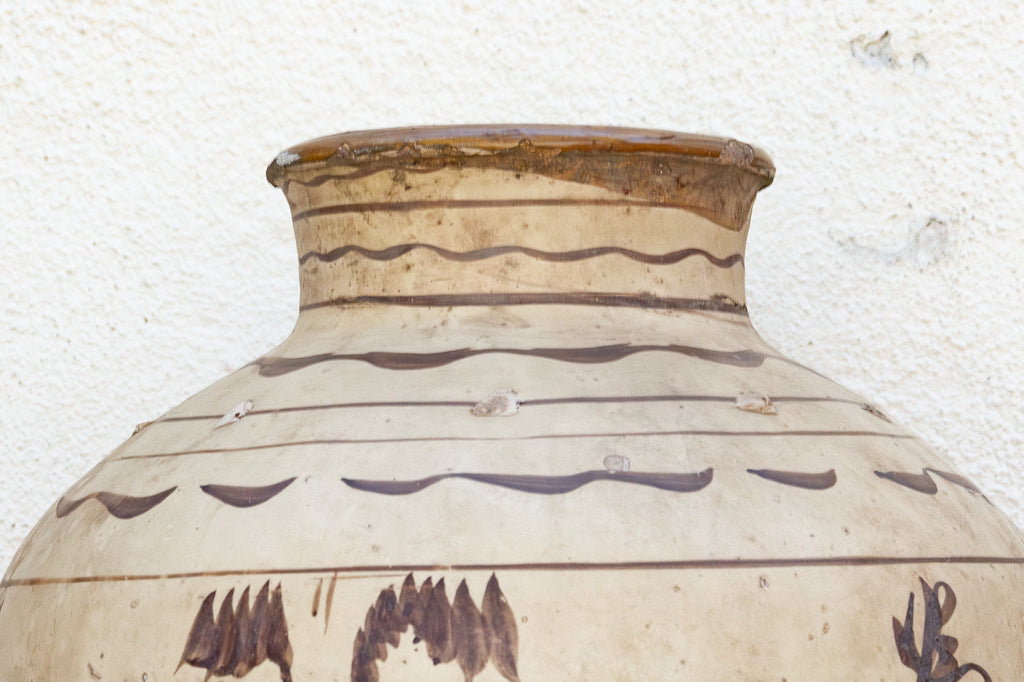 Antique Painted Stoneware Cizhou Jar