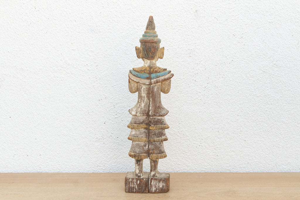 Antique Burmese Standing Nat Spirit Statue