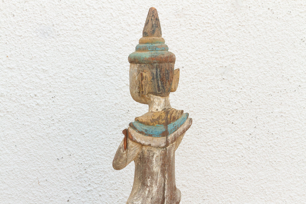 Antique Burmese Standing Nat Spirit Statue