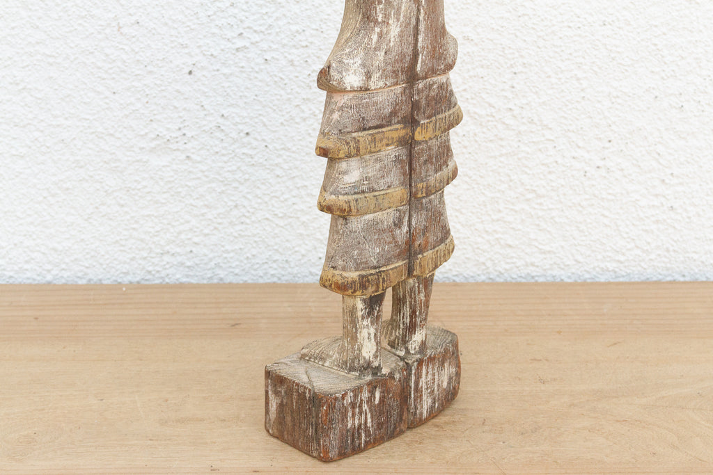 Antique Burmese Standing Nat Spirit Statue