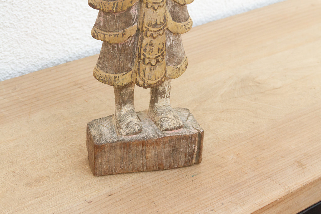Antique Burmese Standing Nat Spirit Statue
