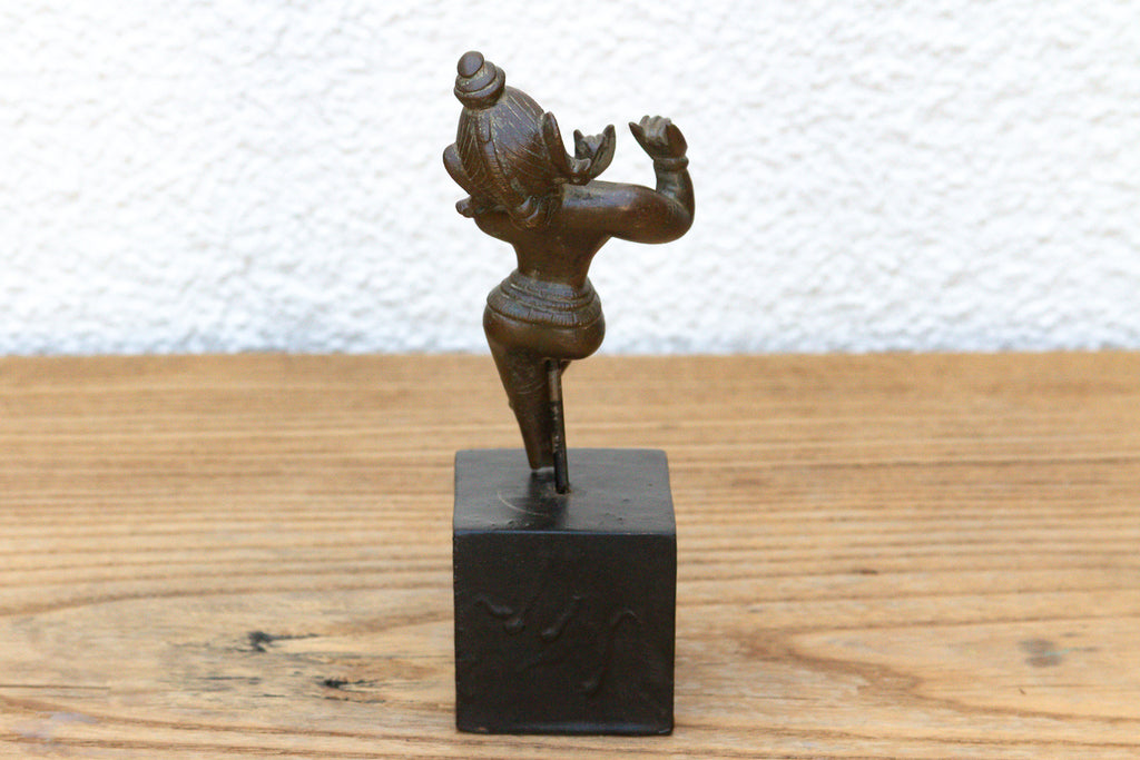 Ancient Indian Miniature Bronze Krishna Figure (Trade)