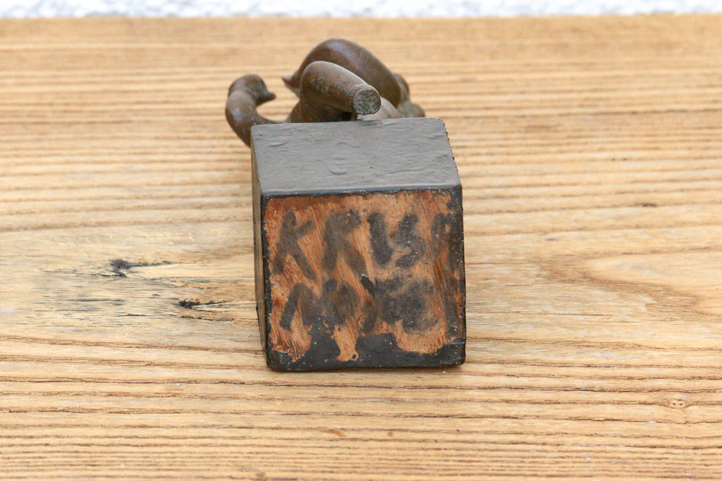 Ancient Indian Miniature Bronze Krishna Figure (Trade)