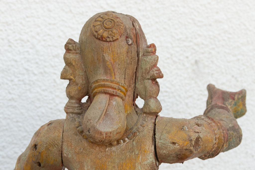 Rare Indian Antique Carved Female Deity