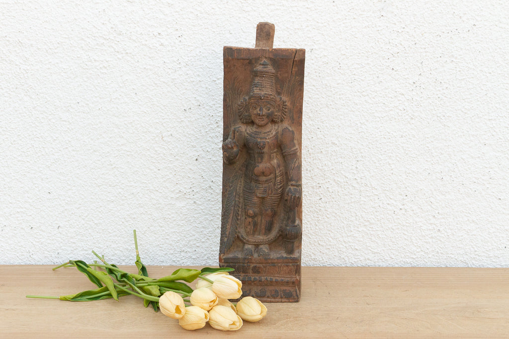 Antique Indian Architectural Temple Chariot Carving