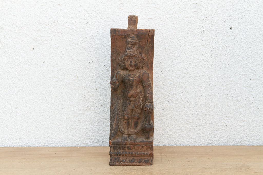 Antique Indian Architectural Temple Chariot Carving