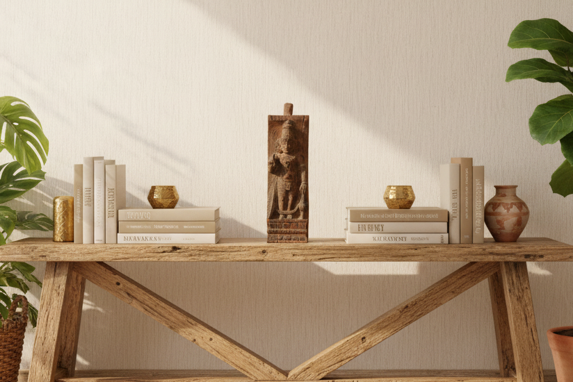 Antique Indian Architectural Temple Chariot Carving