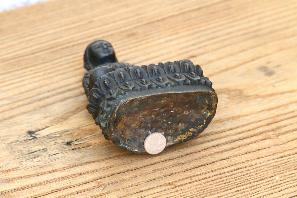 Antique East Asian Patinated Miniature Buddha (Trade)