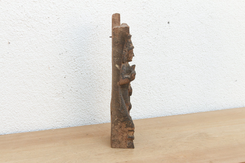 Antique Indian Architectural Temple Chariot Carving