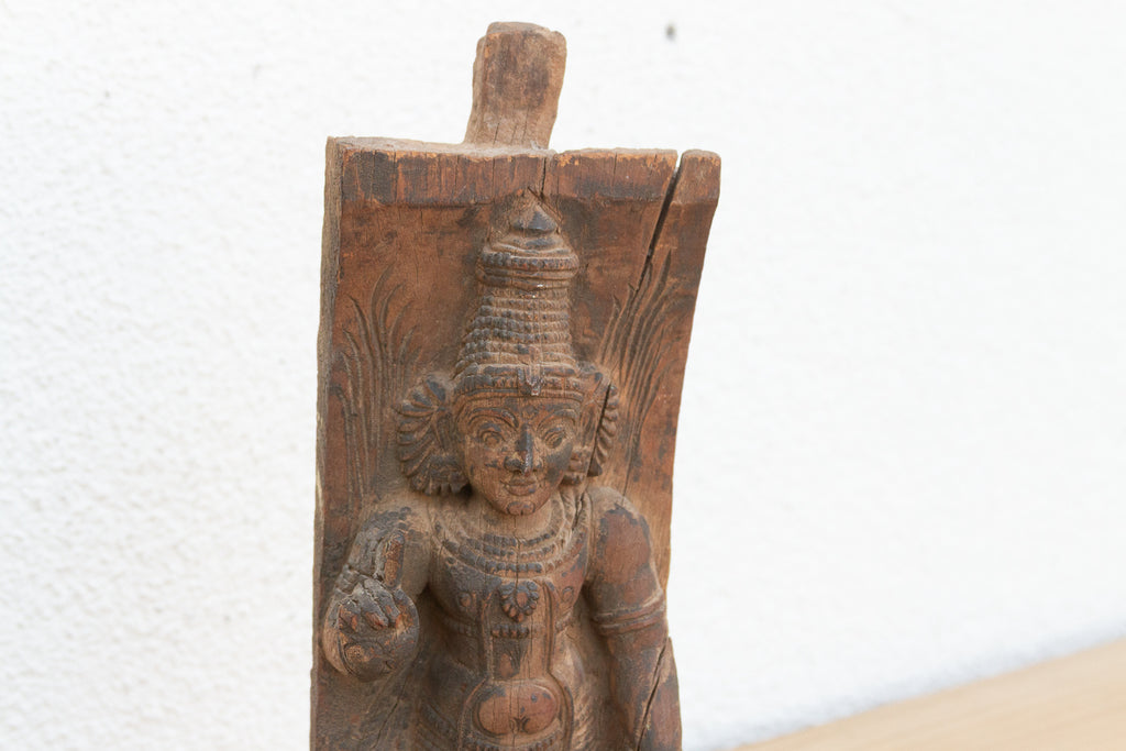 Antique Indian Architectural Temple Chariot Carving