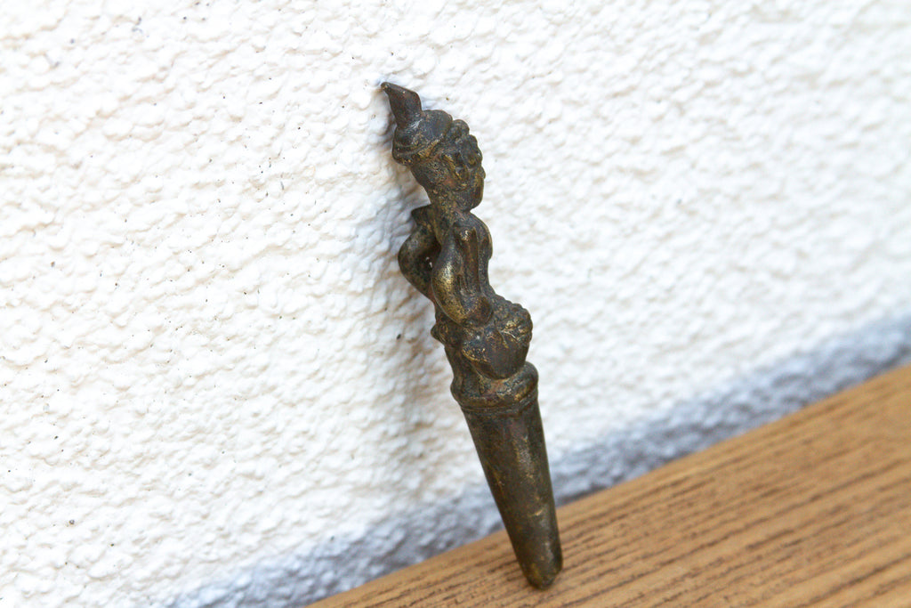 Apothecary Southeast Asian Bronze Figural Finial (Trade)
