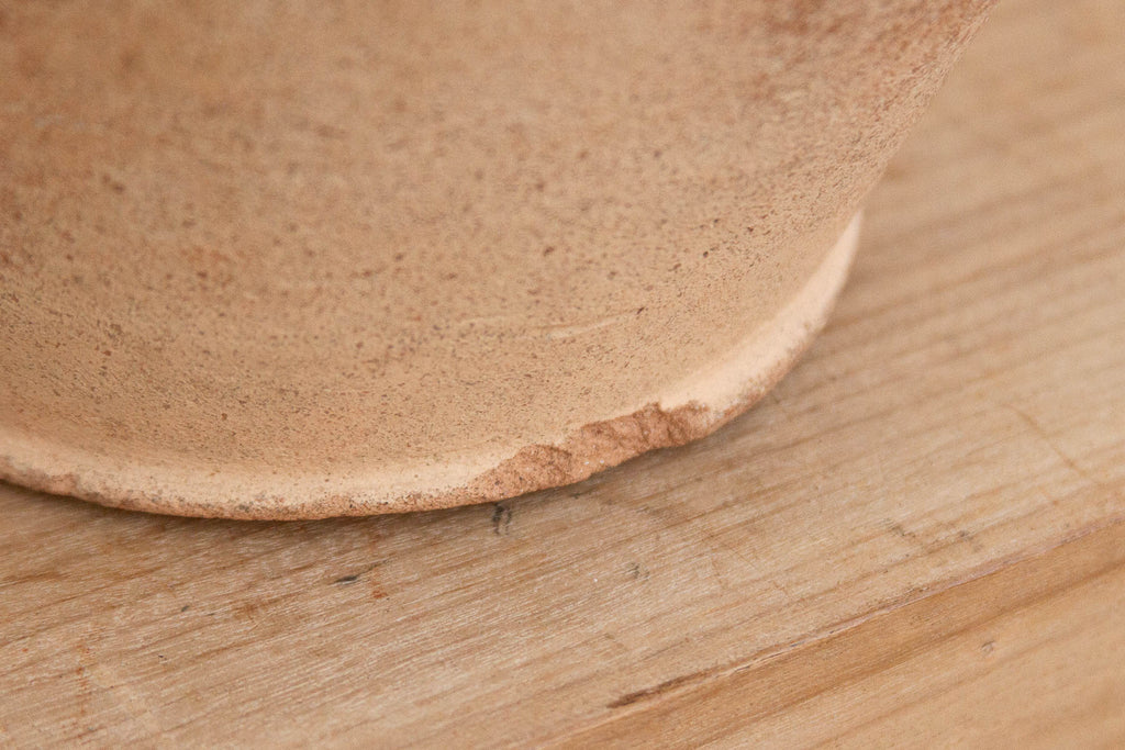 Antique French Farmhouse Clay Pitcher