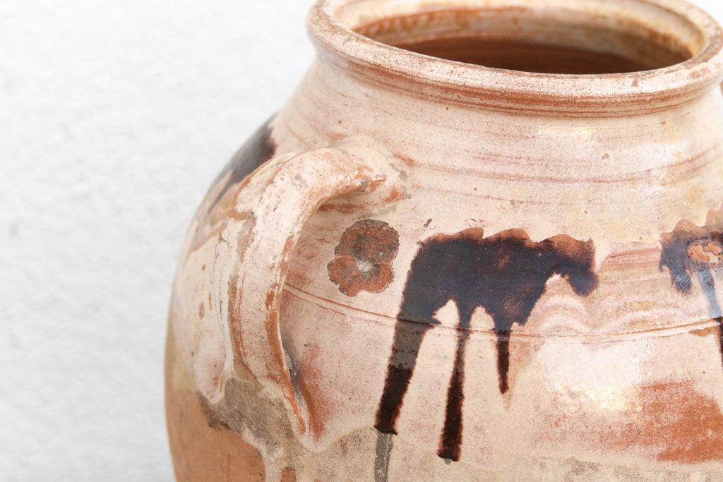 French Drip Glaze Confit Pot