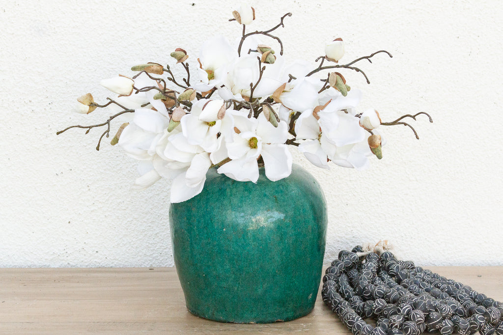 Rainforest Glazed Asian Pot