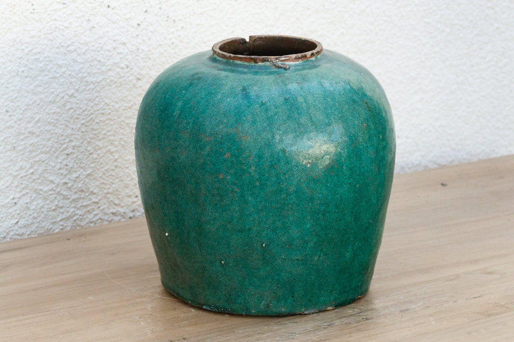 Rainforest Glazed Asian Pot