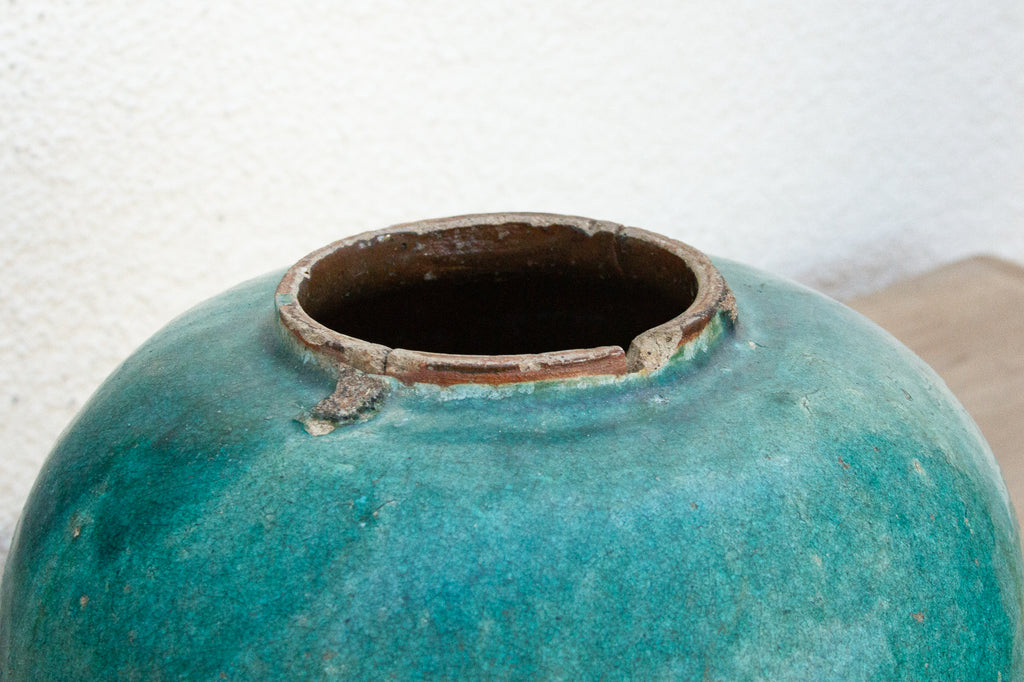 Rainforest Glazed Asian Pot