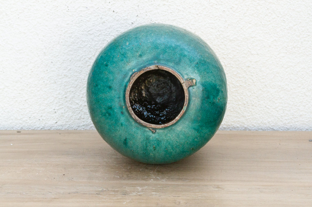 Rainforest Glazed Asian Pot