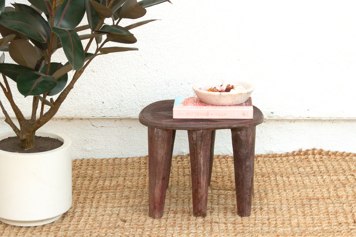 Wabi Sabi Style African End Table | DE-COR– DE-COR | Globally Inspired