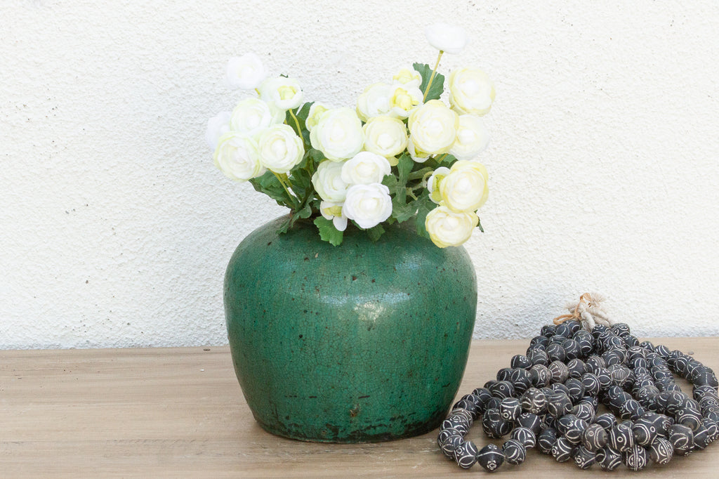 Tidal Moss Asian Ceramic Pot