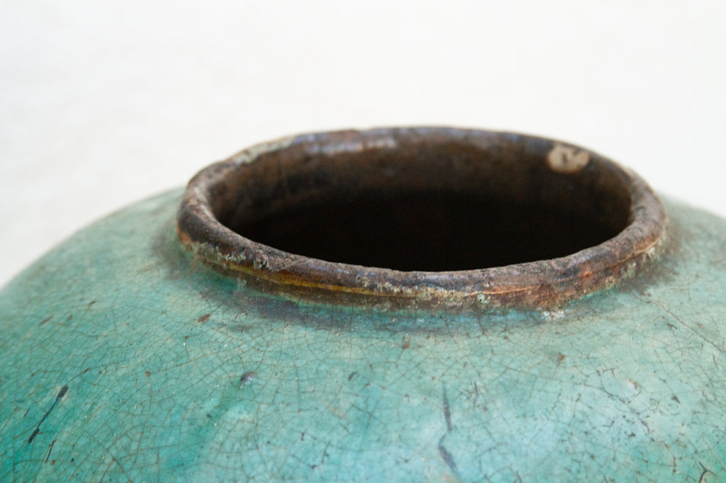 Tidal Moss Asian Ceramic Pot