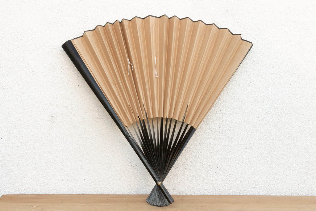 Vintage Birds & Blossoms Painted Chinese Fan