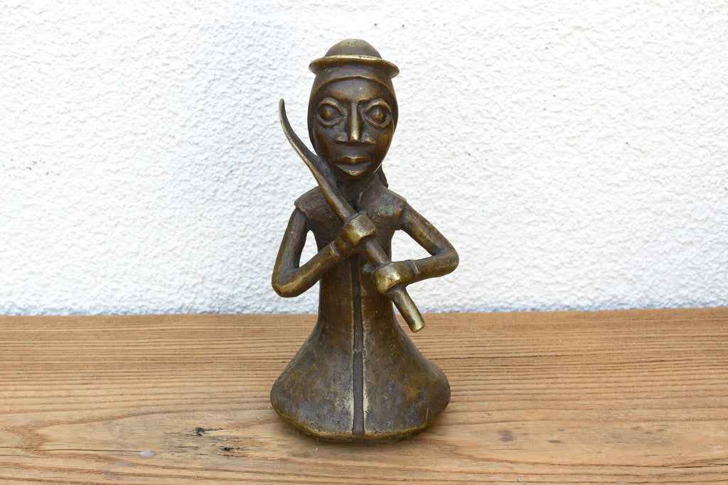 Early 20th Century Benin Style African Warrior (Trade)