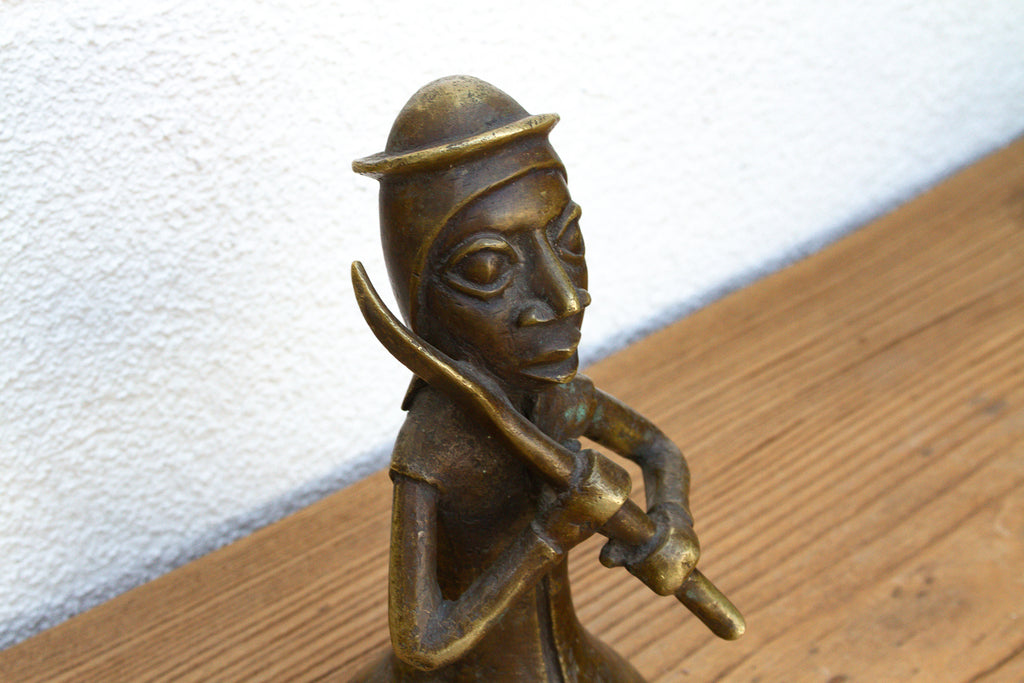 Early 20th Century Benin Style African Warrior (Trade)