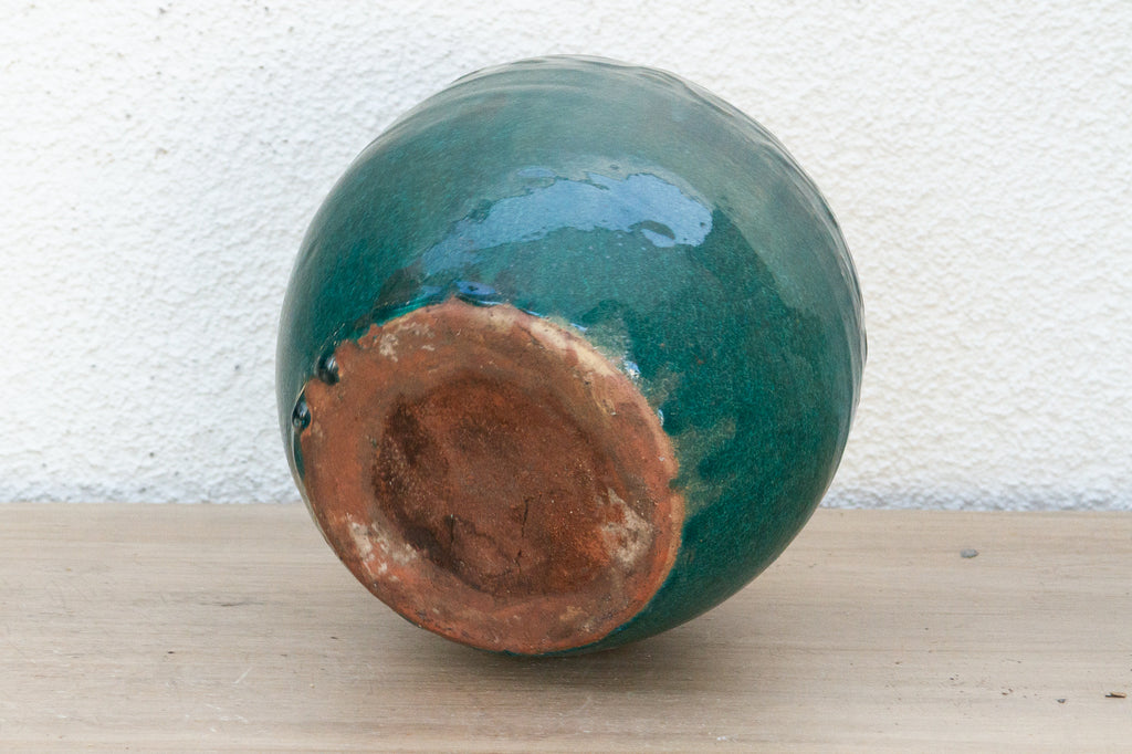 Azure Meadow Asian Ceramic Vase