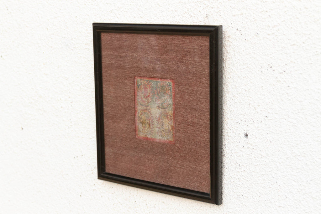 Antique Framed Tibetan Buddhist Tsakli Ritual Art