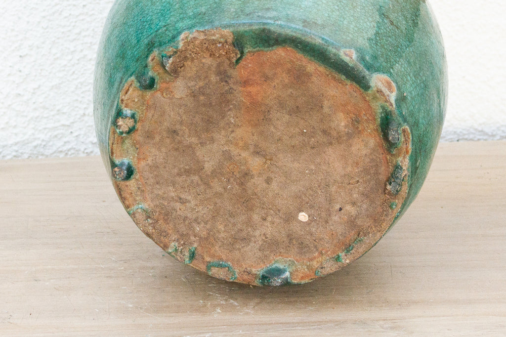 Blue Moss Ceramic Vase