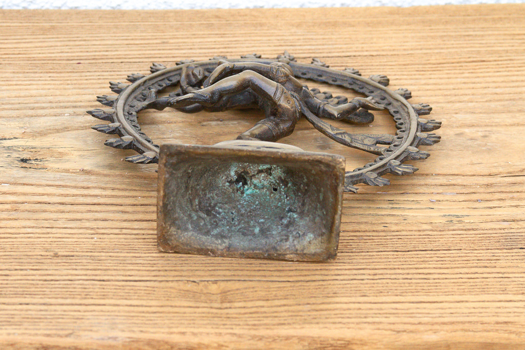 Cosmic Circle of Fire Patinated Nataraja
