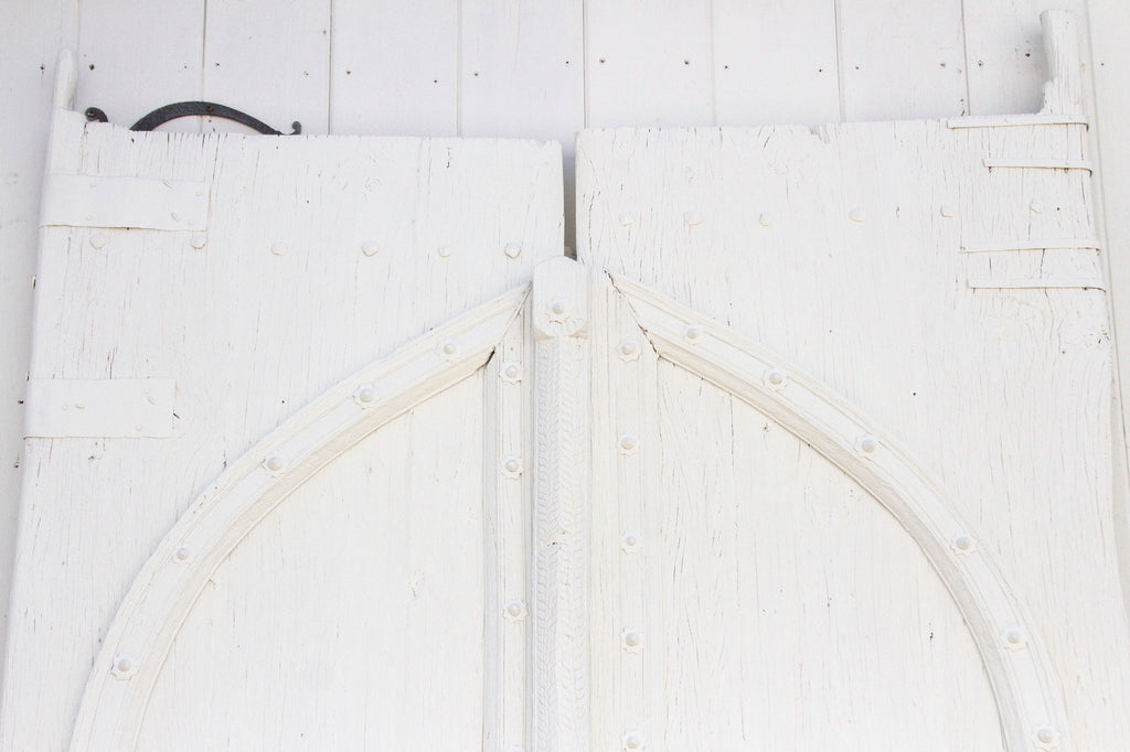 Pair of Antique Arched Entrance Doors