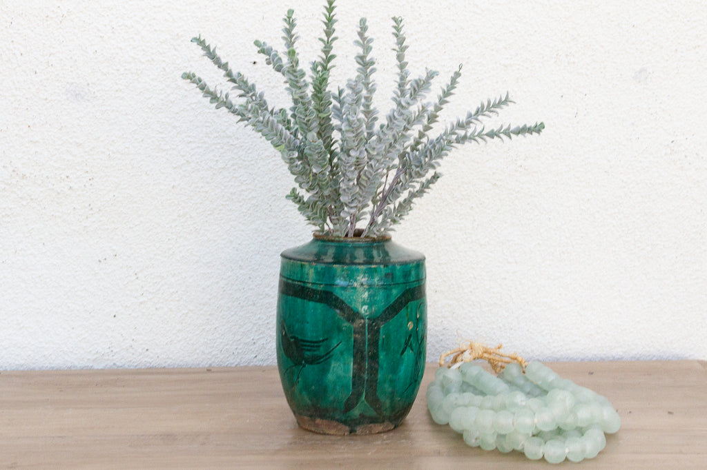 Jade Song Green Glazed Vase
